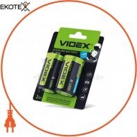 Videx лужна Батарейка LR2O/D 1pcs blister 12 шт/уп