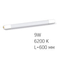 LED лампа VIDEX T8b  9W 0.6M 6200K матова, Videx, 23374