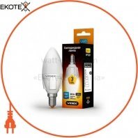 LED лампа VIDEX C37 6W E14 4100K 220V, Videx, 23390