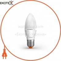 LED лампа VIDEX C37 6W 4100K E27 220V, Videx, 23521
