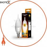 LED лампа VIDEX C37t 5W E14 3000K 220V, Videx, 23522