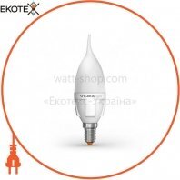 LED лампа VIDEX C37t 5W E14 3000K 220V, Videx, 23522