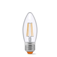 LED лампа VIDEX Filament C37F 4W E27 4100K, Videx, 23681