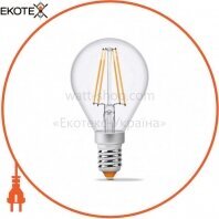 LED лампа VIDEX G45F 4W E14 4100K 220V, Videx, 23687