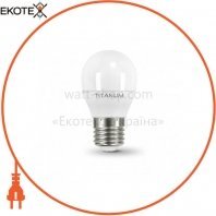 LED лампа TITANUM G45 5W 4100K E27 220V, Titanum, 23694