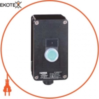 пост управління - XAW-G - plastic - 1 NO - green - Start
