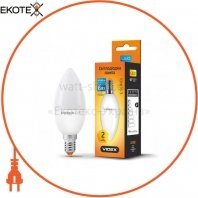 LED лампа VIDEX C37e 6W E14 3000K 220V, Videx, 23885