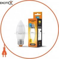 LED лампа VIDEX C37e 6W 4100K E27 220V, Videx, 23888