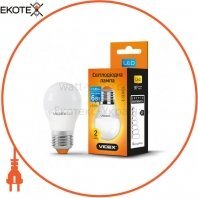 LED лампа VIDEX G45e 6W 4100K E27 220V, Videx, 23891