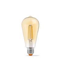 LED лампа VIDEX ST64FAD 6W E27 2200K 220V бронза диммер
