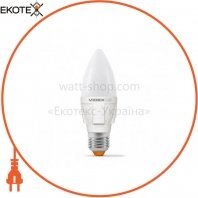 Videx 24007 led лампа videx c37 7w e27 3000k 220v