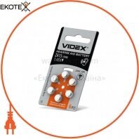 Videx батарейка повітряно цинкова Videx ZA13 (PR48) BLISTER 6