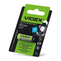 Videx Батарейка щелочная А23/Е23А 1pc BLISTER CARD (12/240)