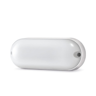 LED світильник IP65 овальний VIDEX 7W 5000K білий, Videx, 24256