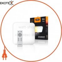 LED світильник функціональний квадратний VIDEX 36W 2800-6000K 220V