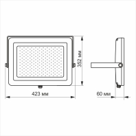 LED прожектор VIDEX PREMIUM 150W 5000K Білий, Videx, 24636