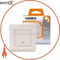 Videx 24679 videx binera выключатель кремовый 1кл промежуточный (vf-bnsw1i-cr) (20/120)