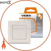 Videx 24680 videx binera выключатель кремовый 1кл проходной (vf-bnsw1p-cr) (20/120)