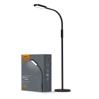LED торшер чорний VIDEX TF07B 14W 3000-5500K, Videx, 24858
