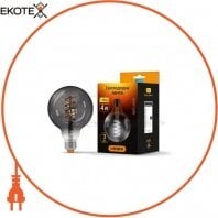 LED лампа VIDEX Filament G95FG 4W E27 2100K 220V