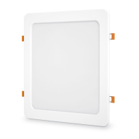LED світильник вбудований квадрат VIDEX 24W 5000K, Videx, 24881