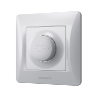 Димер 600Вт срібний шовк VIDEX BINERA, Videx, 24896