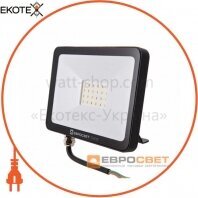 Прожектор світлодіодний ЕВРОСВЕТ 30Вт 6400К EV-30-504 STAND-XL 2400Лм, Евросвіт, Код: 40997