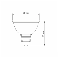 LED лампа TITANUM MR16 6W GU5.3 4100K, Titanum, 25001