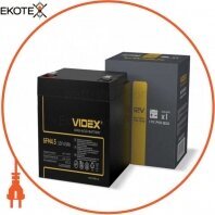 Акумулятор свинцево-кислотний Videx 6FM4.5 12V/4.5 Ah color box 1/15