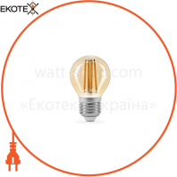 LED лампа TITANUM Filament G45 4W E27 2200K бронза