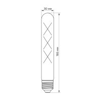 LED лампа TITANUM  Filament T30 6W E27 2200K бронза, Titanum, 25529