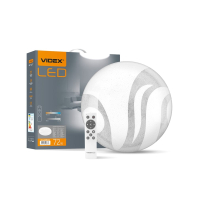 LED світильник функціональний круглий VIDEX WAVE 72W 2800-6200K, Videx, 25541
