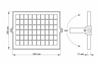LED прожектор автономний VIDEX 600Lm 5000K, Videx, 25742