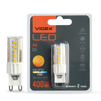 LED лампа VIDEX G9S 4W G9 4100K, Videx, 25755