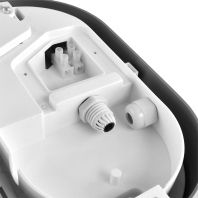 LED світильник IP65 овальний VIDEX 15W 5000K сірий, Videx, 25805