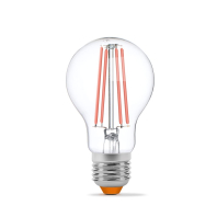 LED лампа VIDEX Filament A60FF 08W E27 1200K, Videx, 25883