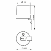 Датчик освітленості VIDEX VL-SN03 25A 220V фотометричний, Videx, 25885