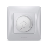 Димер LED 200Вт срібний шовк VIDEX BINERA