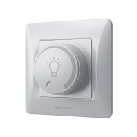 Димер LED 200Вт срібний шовк VIDEX BINERA, Videx, 26115