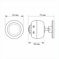 Датчик руху та освітленості VIDEX VL-SPS27W 220V 1200W інфрачервоний, Videx, 26149