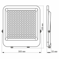 LED прожектор VIDEX PREMIUM F2 200W 5000K, Videx, 26173