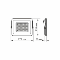 LED прожектор VIDEX F2e 100W 5000K, Videx, 26332