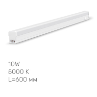 LED свiтильник лiнiйний Т5 TITANUM 10W 0.6М 5000K, Titanum, 26378
