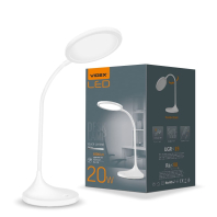 LED лампа настiльна VIDEX  VL-TF14W 20W 4100K, Videx, 26430