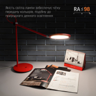 LED лампа настiльна VIDEX VL-TF15R 20W 4100K, Videx, 26431