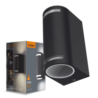 LED Світильник архітектурний AR022B IP54 VIDEX GU10x2, Videx, 26535