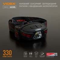 Налобний світлодіодний ліхтарик VIDEX VLF-H015 330Lm 5000K, Videx, 26563