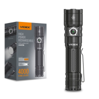 Портативний світлодіодний ліхтарик VIDEX VLF-A406 4000Lm 6500K, Videx, 26566