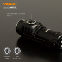 Портативний світлодіодний ліхтарик VIDEX VLF-A055 600Lm 5700K, Videx, 26569