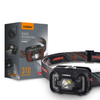 Налобний світлодіодний ліхтарик VIDEX VLF-H025C 310Lm 5000K, Videx, 26572